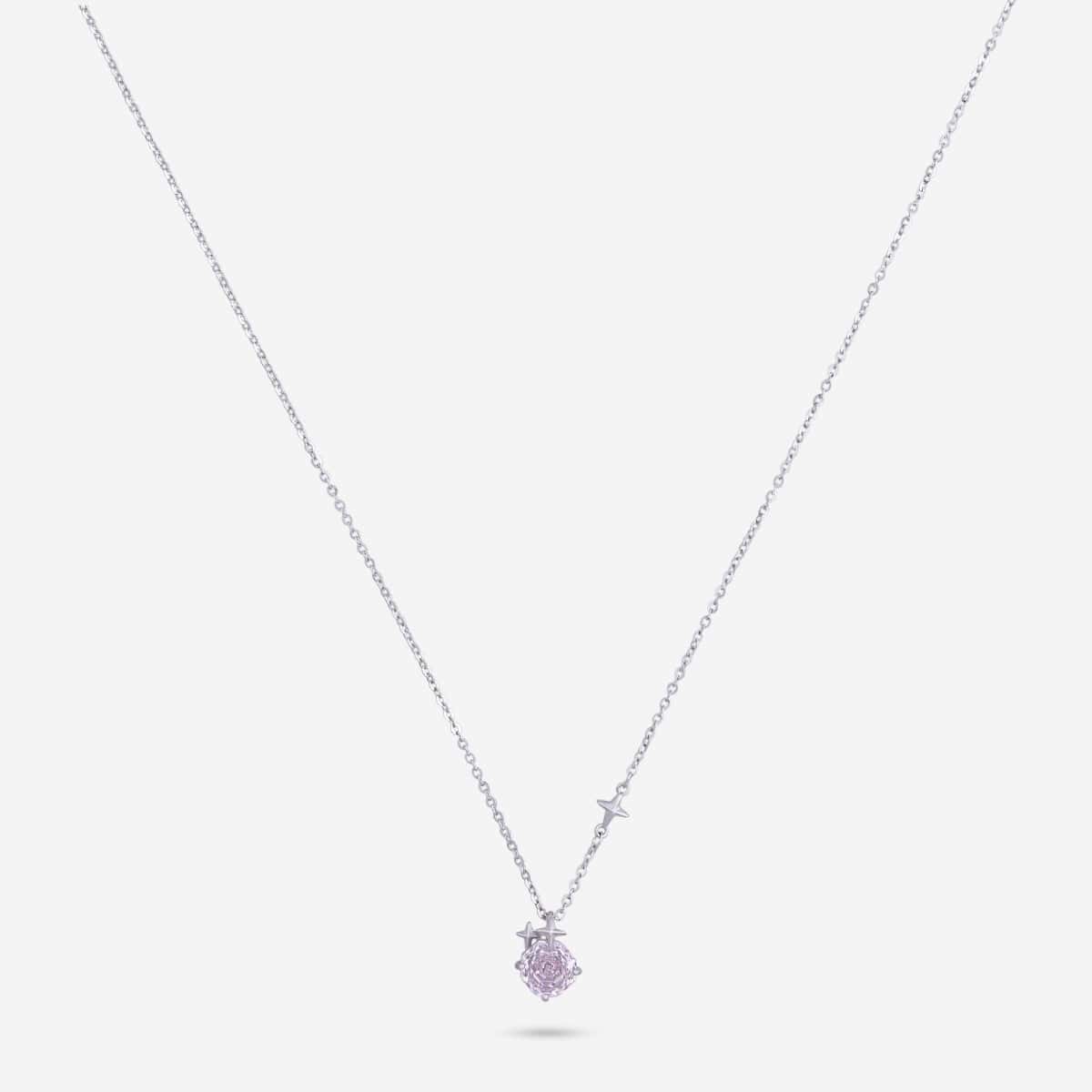 92.5 Silver Pendant With Chain 194180