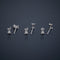 92.5 Silver Earring 176681