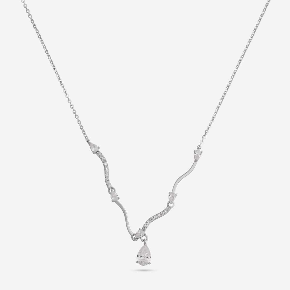 92.5 Silver Necklace 191438