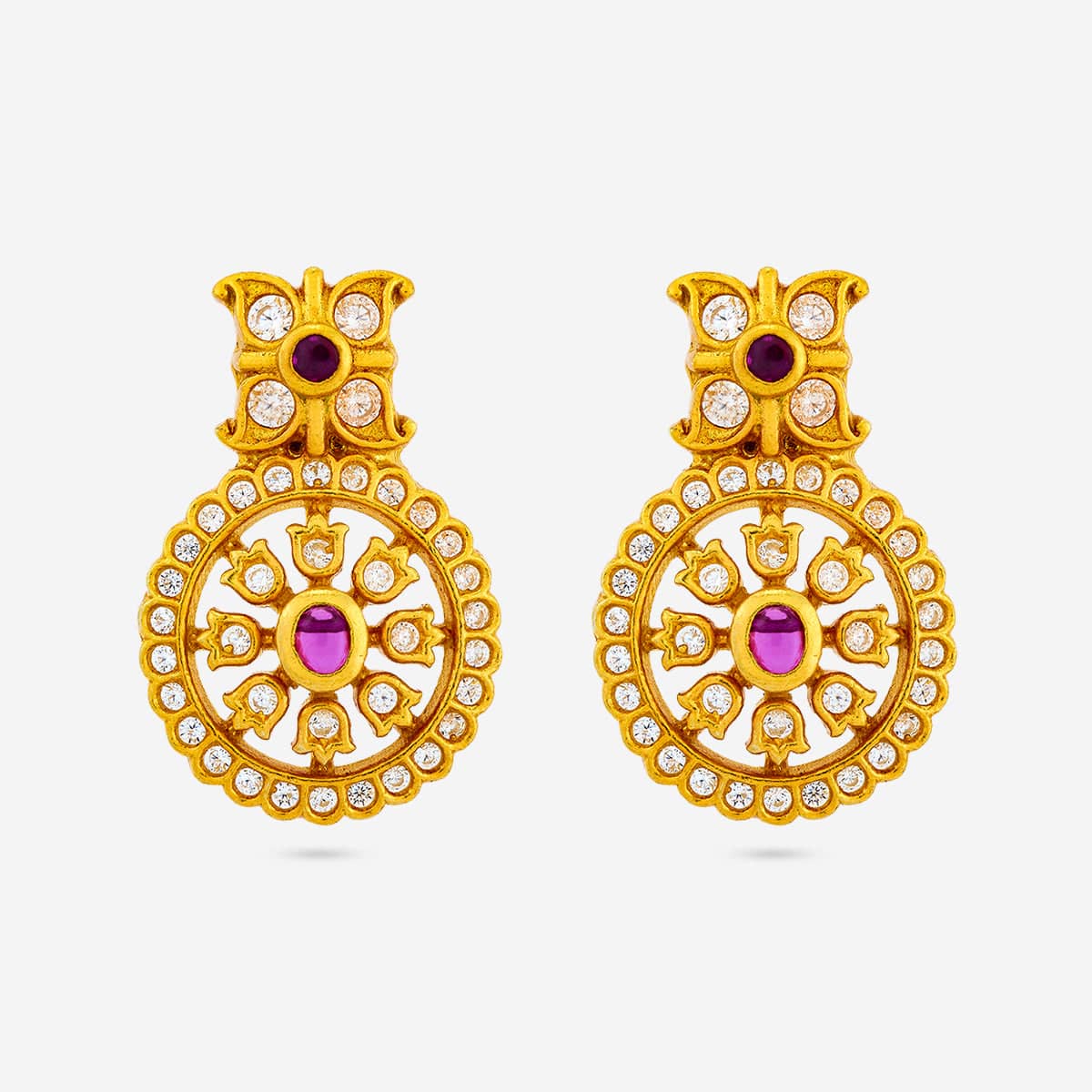 Silver Temple Earring 193851