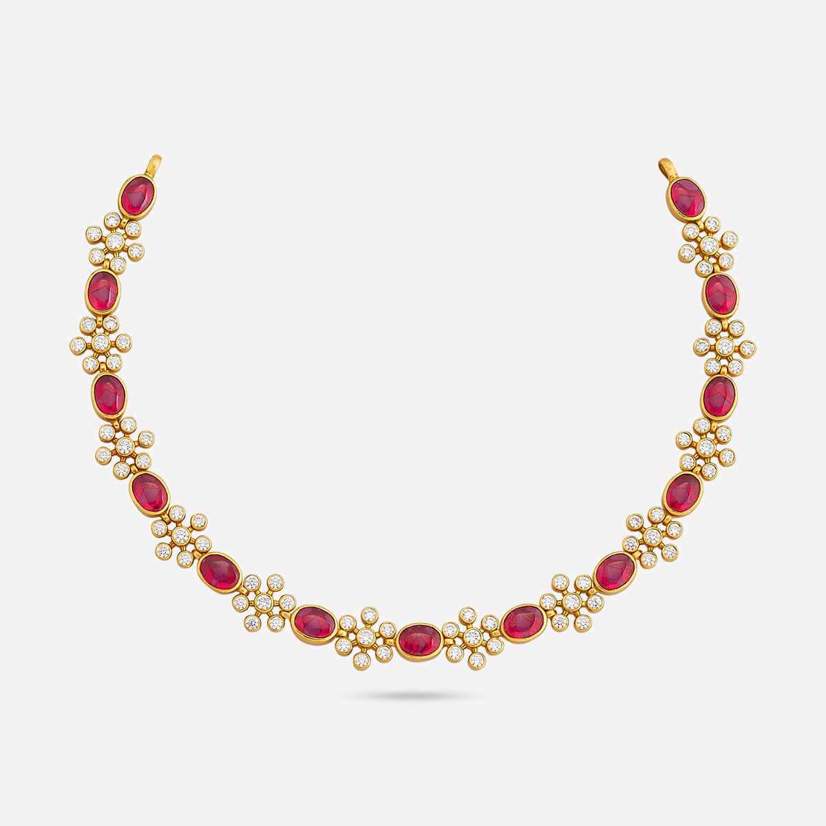 Silver Temple Necklace 190616