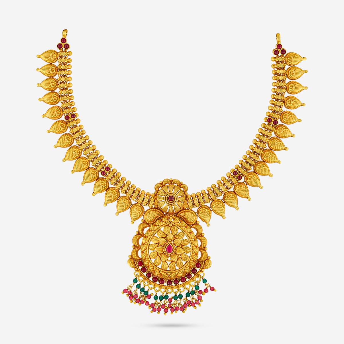 Silver Temple Necklace 191105