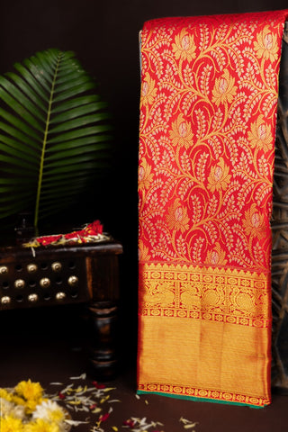 Kancheepuram Silk Red Saree