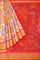 MULTI and PINK DIGITAL PRINT CHIFFON Saree with FANCY