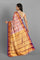 PINK and ROYAL BLUE BROCADE SILK Saree with KANCHIPURAM