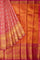 PINK and SILVER BROCADE SILK Saree with KANCHIPURAM