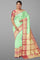 PISTA and PINK BROCADE SILK Saree with KANCHIPURAM