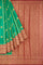 SEA GREEN and PURPLE BUTTIS CHINIYA SILK Saree with BANARASI