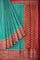 TEAL and PURPLE JAAL KATHAN SILK Saree with BANARASI FANCY