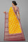 YELLOW and MAROON MOTIFS SILK Saree with FANCY