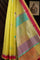 Zari Kota Cotton Floral Buttis Yellow Saree