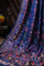 Patola Silk Florals Royal Blue Saree