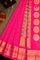 Gadwal Silk Gold and Pink Saree