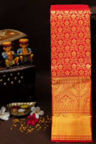 Kancheepuram Silk Red Saree