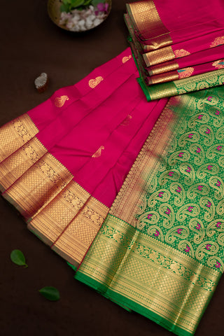 Coimbatore Silk Blush Pink Saree