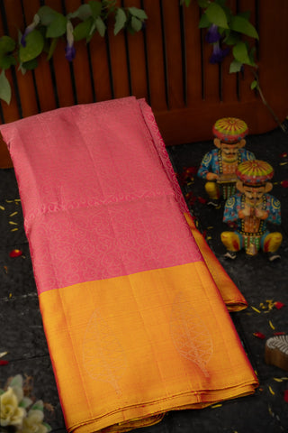 Coimbatore Silk Baby Pink Saree