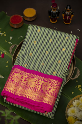 Gadwal Silk Multi-Colour Saree