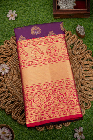 Coimbatore Silk Magenta Saree