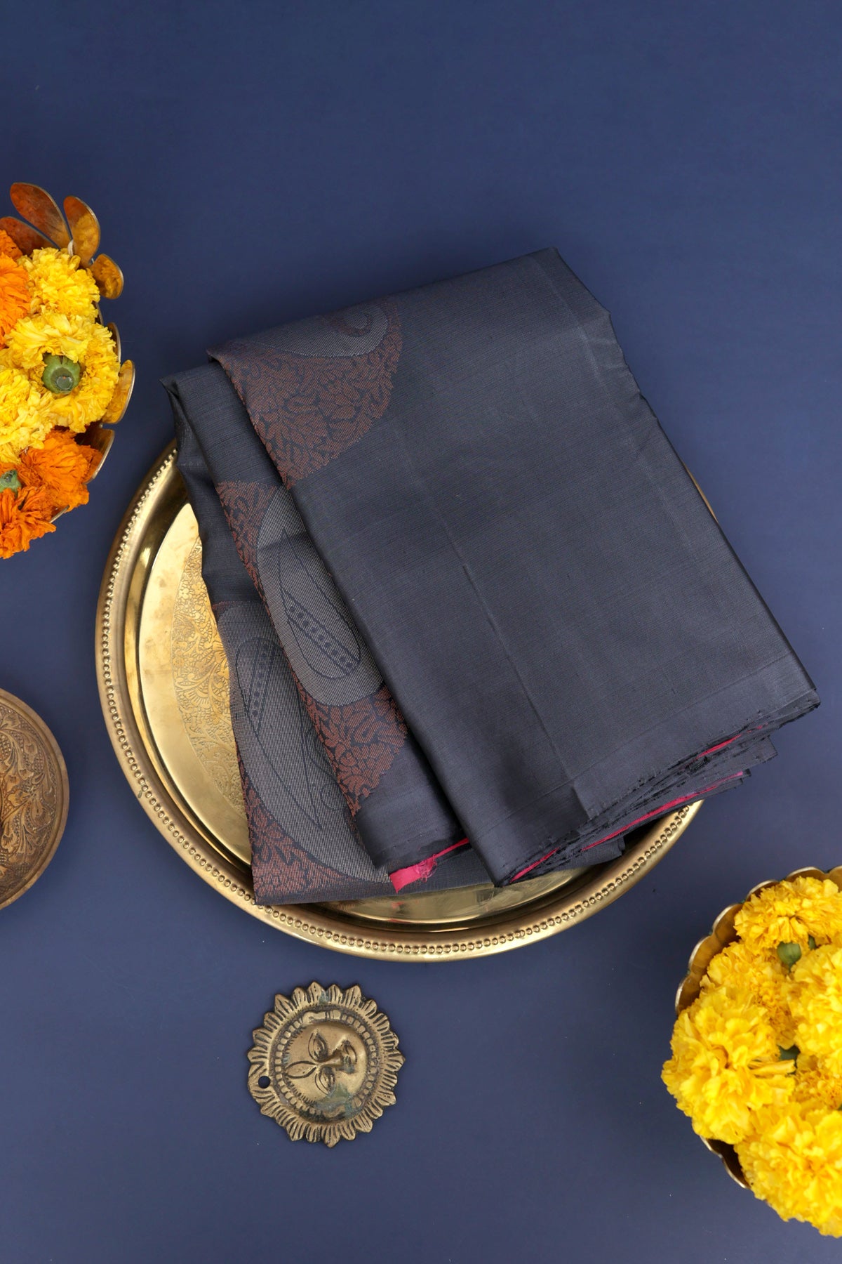 Coimbatore Silk Grey Saree