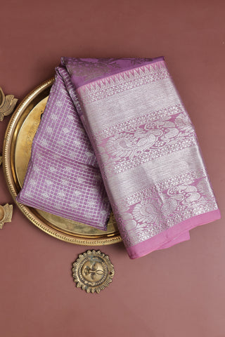 Venkatagiri Silk Onion Pink Saree