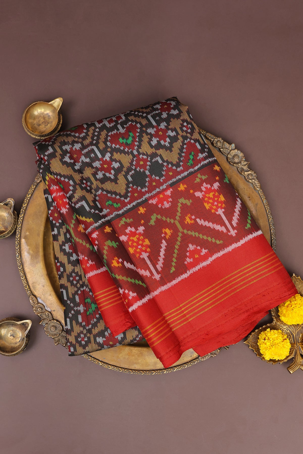 Patola Silk Multicolor Saree