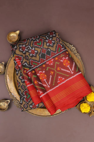 Patola Silk Multicolor Saree