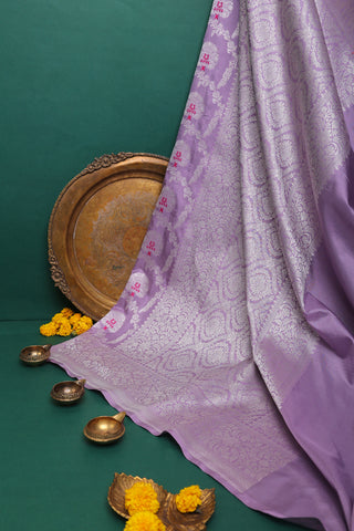 Banarasi Silk Lavender Saree