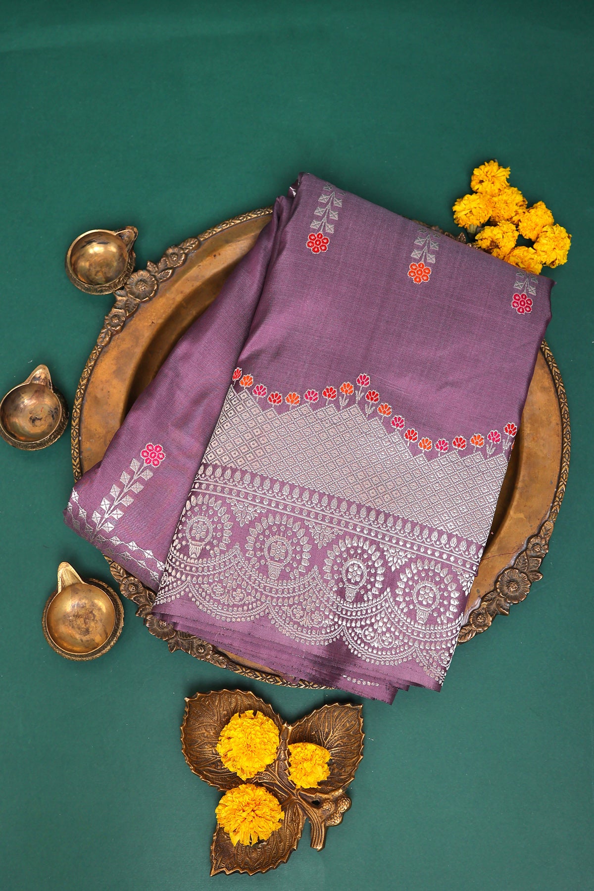 Banarasi Silk Onion Pink Saree