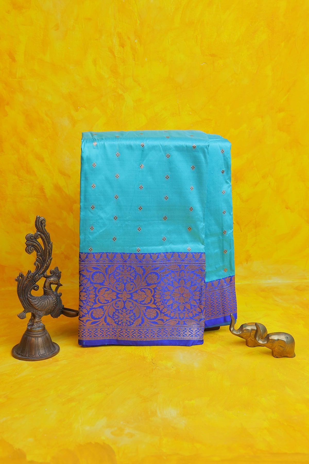 Banarasi Silk Sky Blue Saree