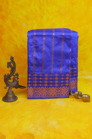 Banarasi Silk Royal Blue Saree