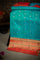 Paithani Silk Floral Buttis Teal Blue Saree