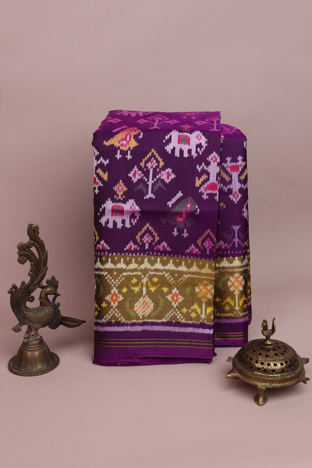 Patola Silk Purple Saree