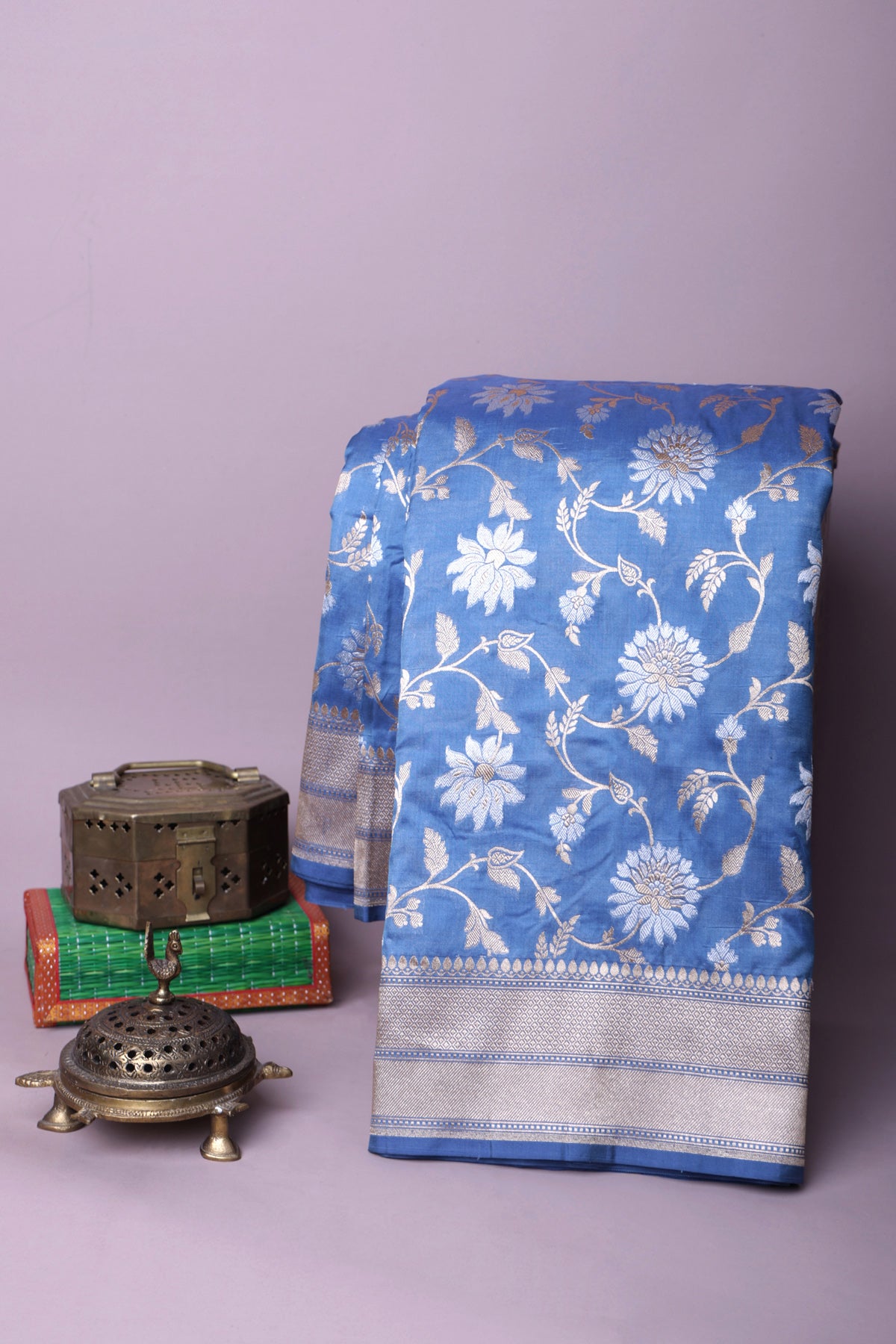 Banarasi Silk Blue Saree