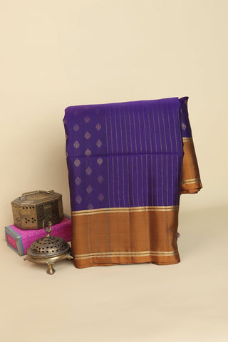 Coimbatore Silk Violet Saree