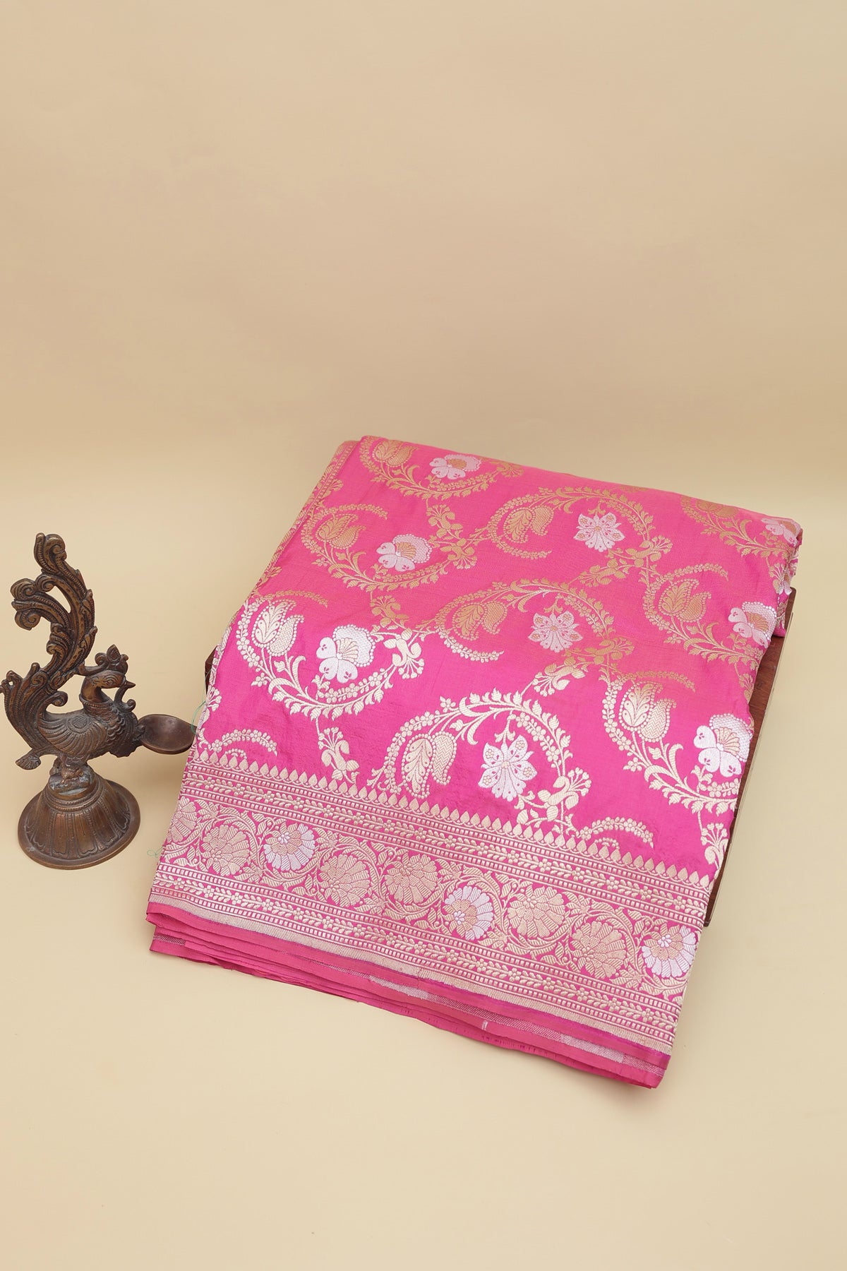 Banarasi Silk Pink Saree