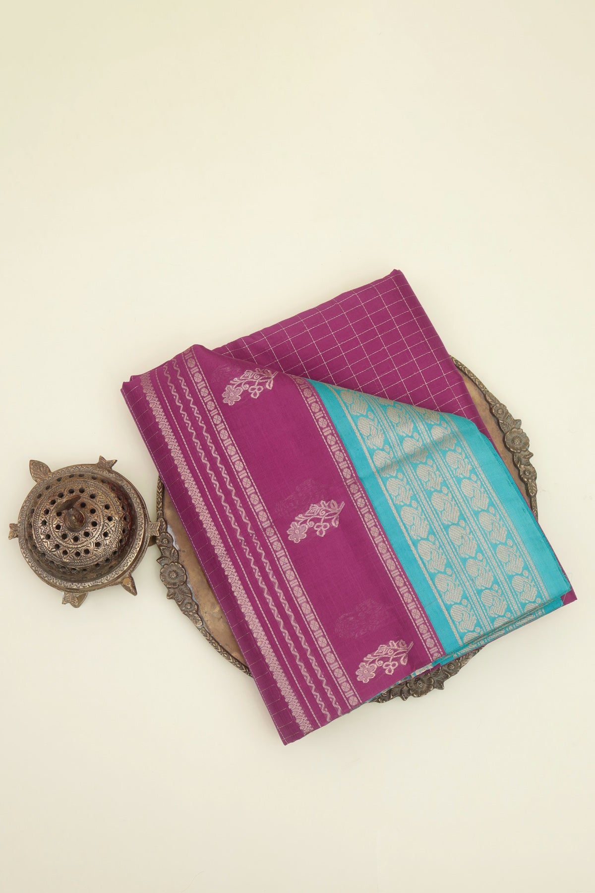 Kuppadam Sico Purple Saree