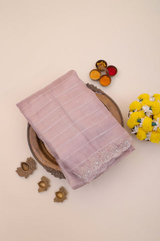 Designer Organza Onion Pink Saree