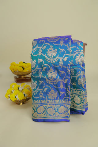 Banarasi Silk Blue Saree