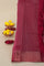 Matka Silk Red Saree