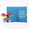 Hindi butterfly card & Champion Mug Combo